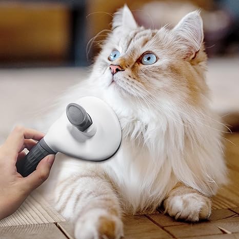 Self-Cleaning Pet Grooming Brush